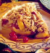 Cranberry Peach Tart