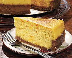 Mango Saffron Cheesecake
