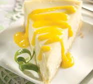 Tropical Lime Cheesecake with Mange Sauce