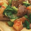 Spicy Beef with Shrimp & Bok Choy