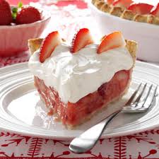 Fresh Strawberries & Amaretto Cream Pie