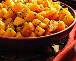 Oven-Roasted Squash with Garlic and Parsley