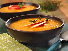 Maple Squash Soup with Apple