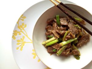 ginger beef and broccoli stir-fry