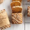 white chocolate caramel & pumpkin loaves