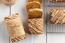 white chocolate caramel & pumpkin loaves